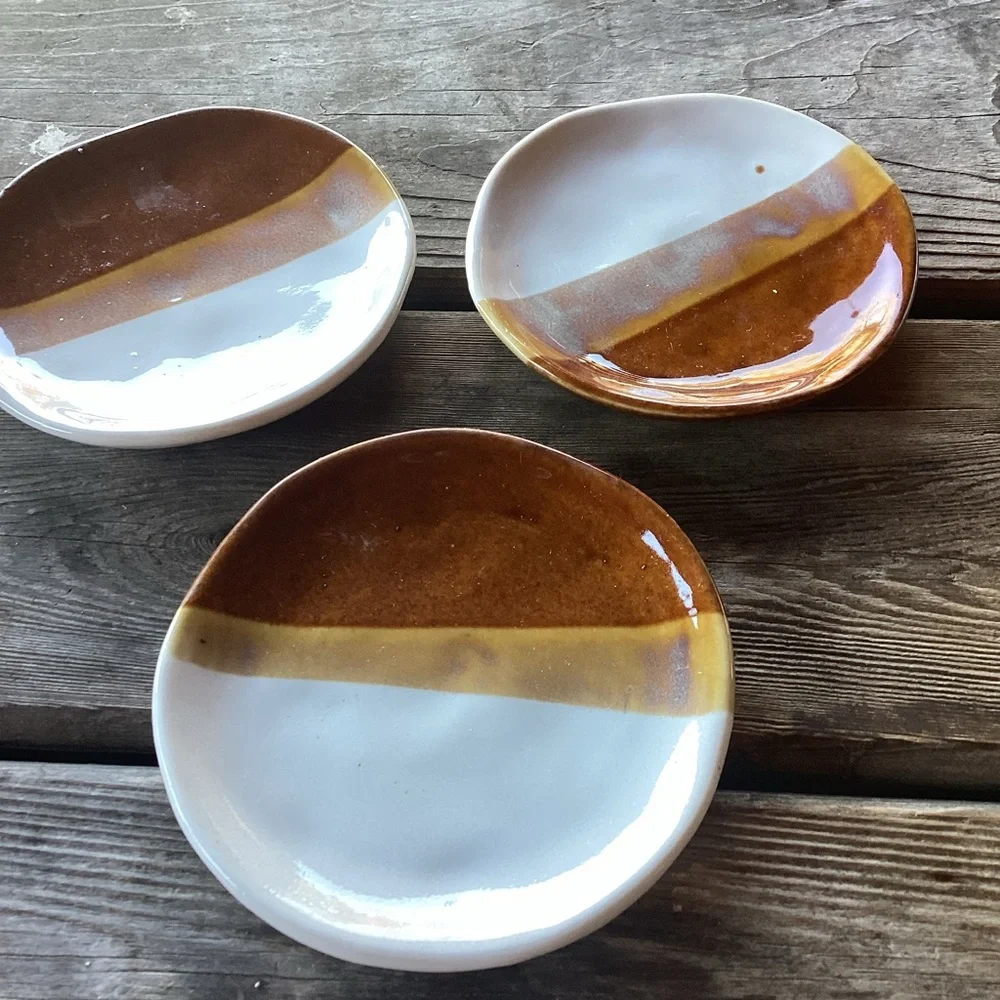 Ashland Santa Fe Ceramic Plates with candles- set of 3